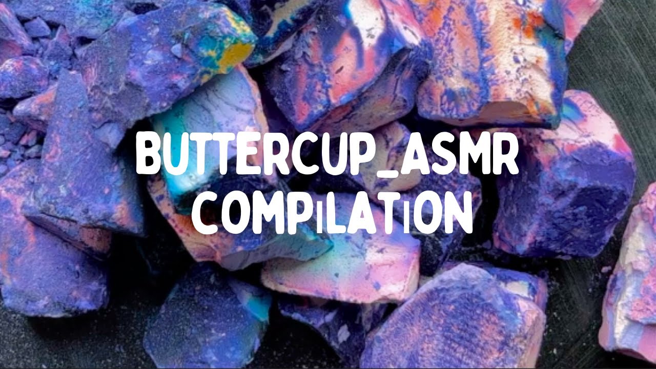 ✨🌈🤍  CREATOR SERIES PART 120 🍭✨🌈🤍  PLAIN & DYED GYM CHALK CRUSHING @ButterCup_ASMR