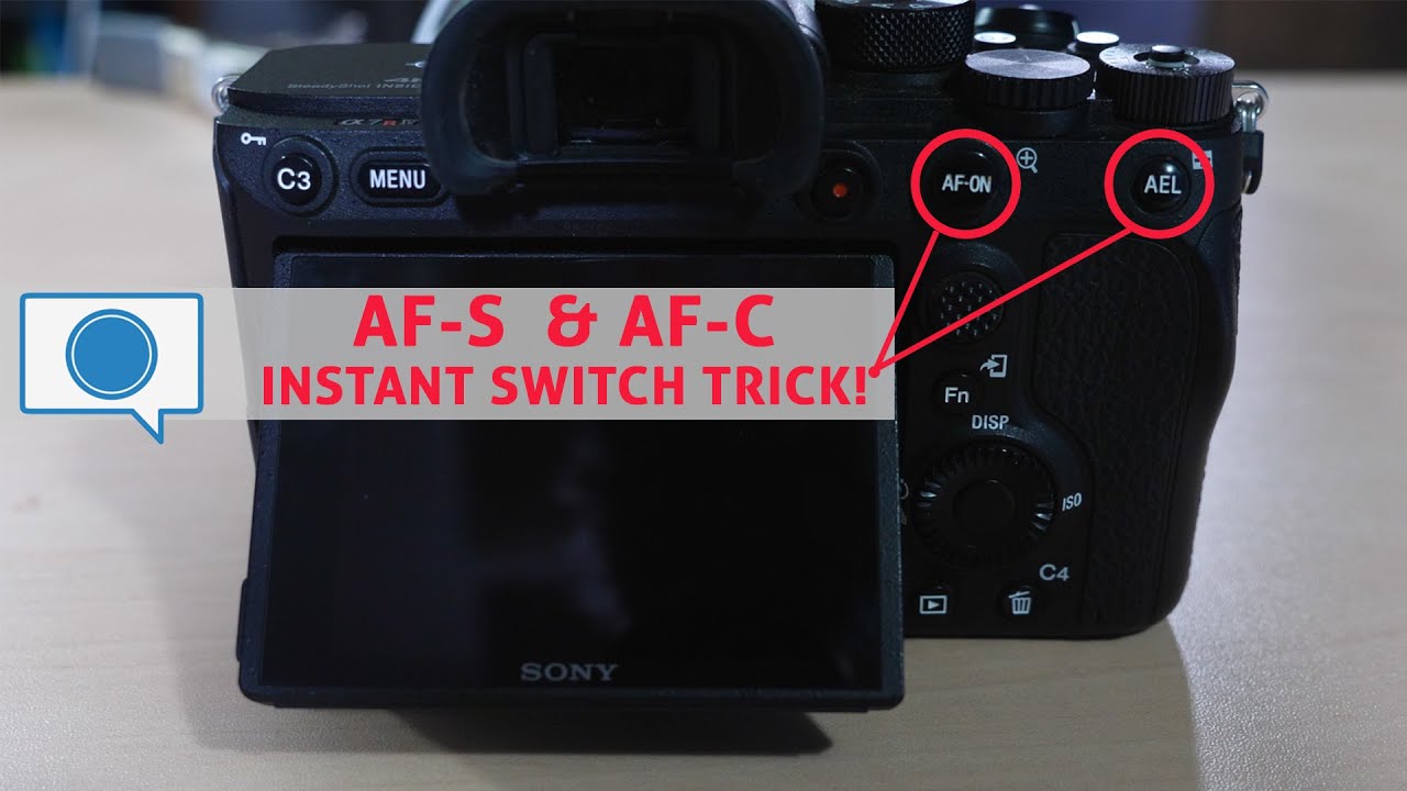 Sony a7R III & a7R IV Trick for Instant Switch between AF-S and AF-C (Eye-AF)