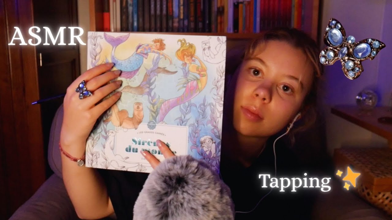 ASMR Tapping tout doux pour dormir (papillon et sirènes 🦋🧜‍♀️)