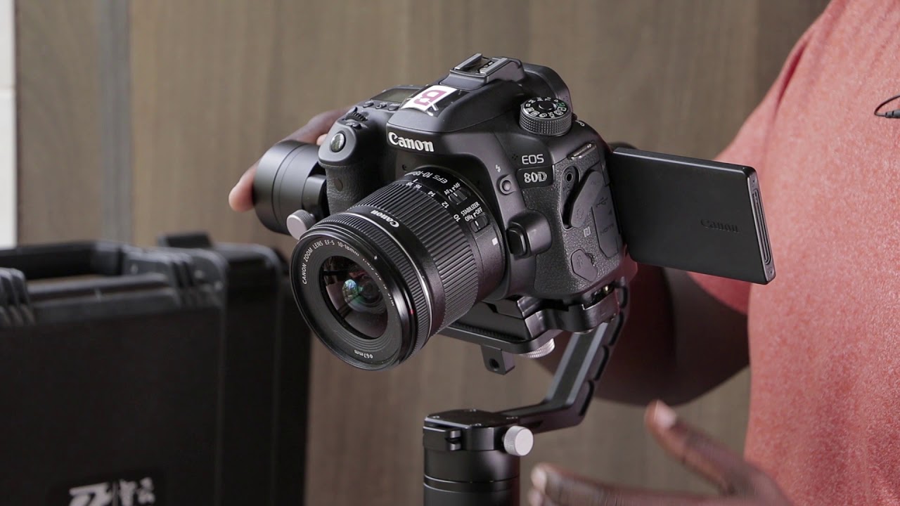Zhiyun Crane DSLR Gimbal Review & Sample Footage with Canon 80d and 10-18 stm lens