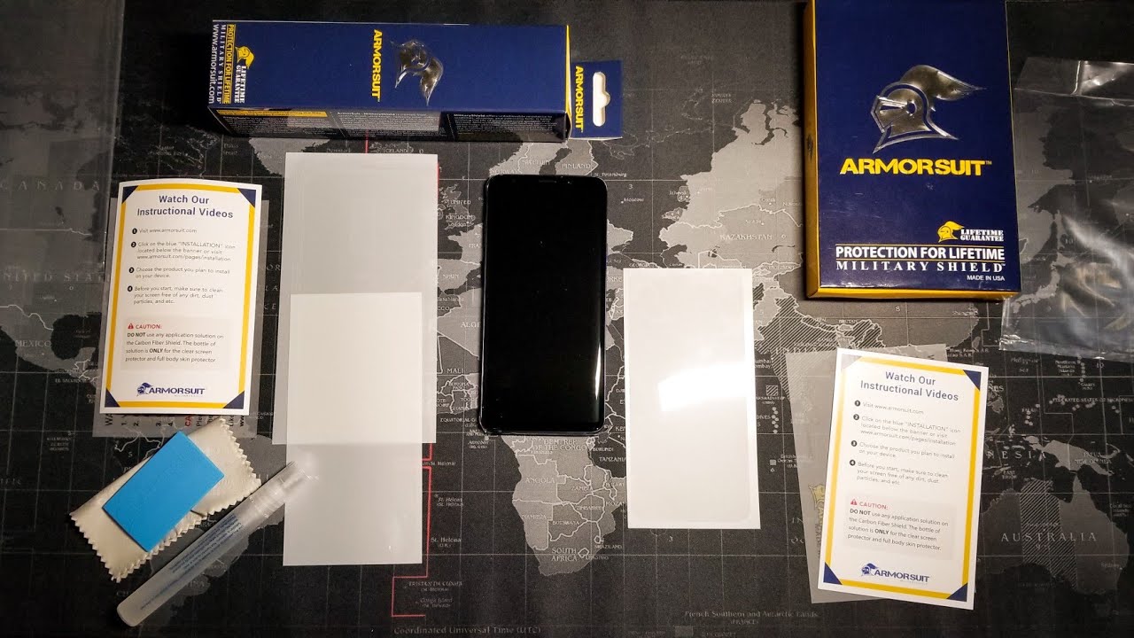 ArmorSuit Full Body & Case Friendly Shield Installation & Indepth Review for the Galaxy S9+ in 4K!