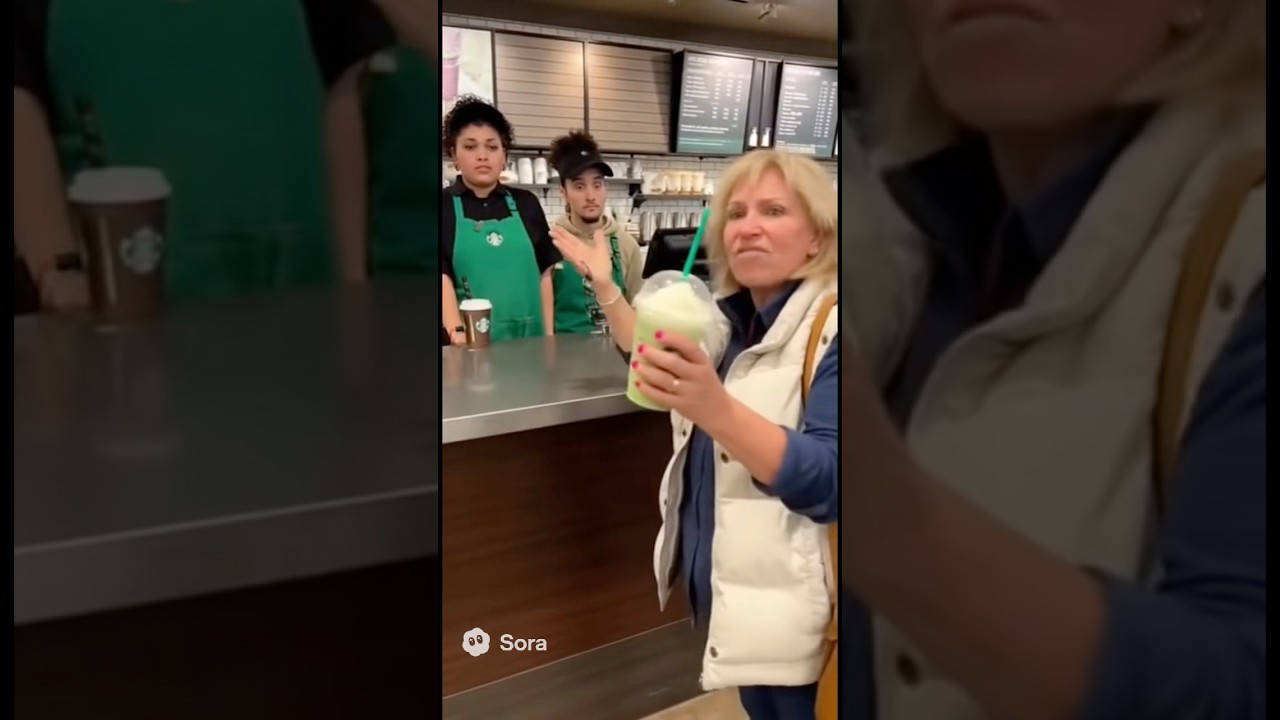Karen was pissed about her Starbucks drink. #sora #karen #starbucks
