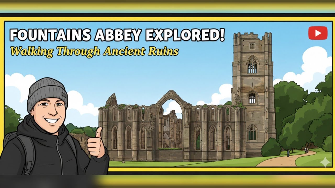 A womble walk around the grounds at Fountains Abbey Ripon January 2026 #adventureswithken 