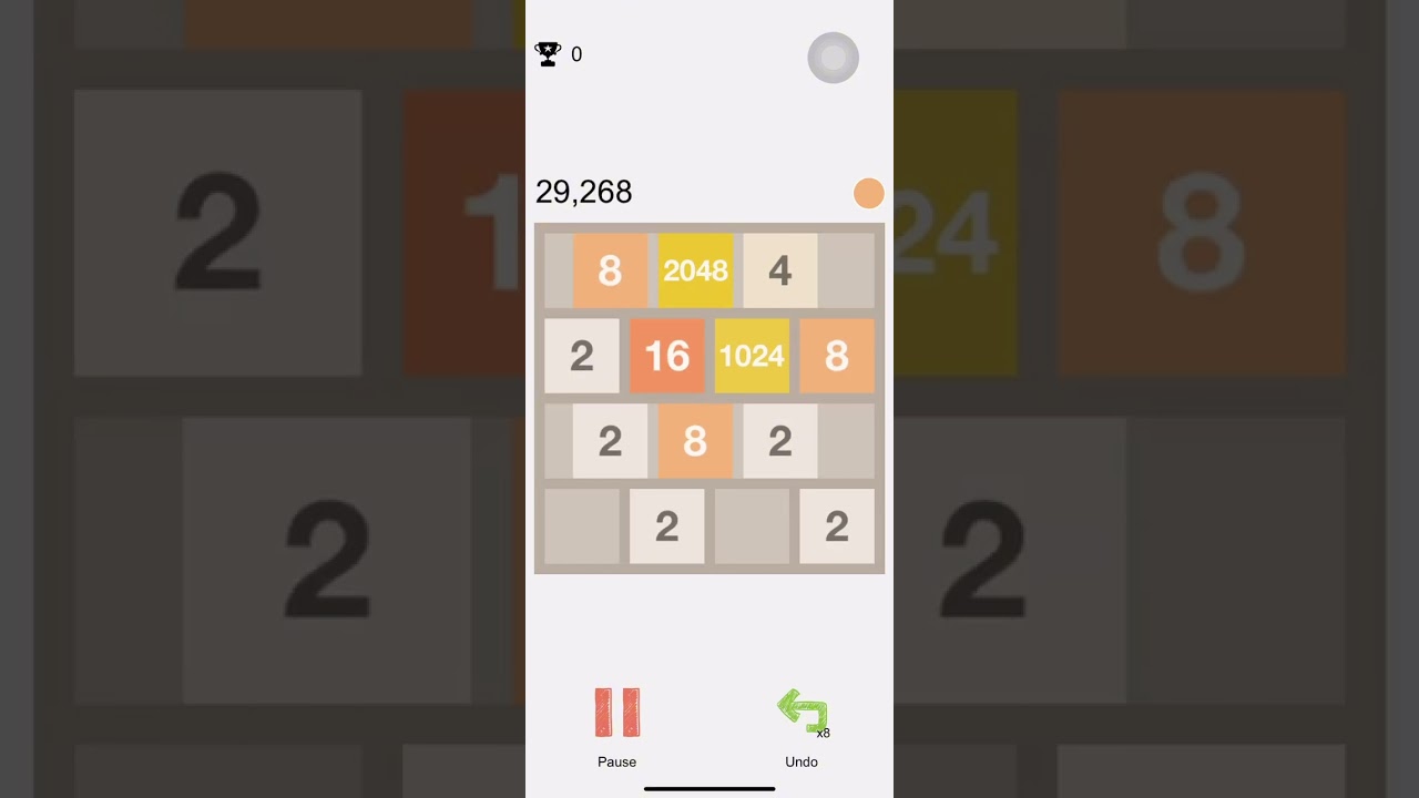 HOW TO GAME 2048 343,356 point