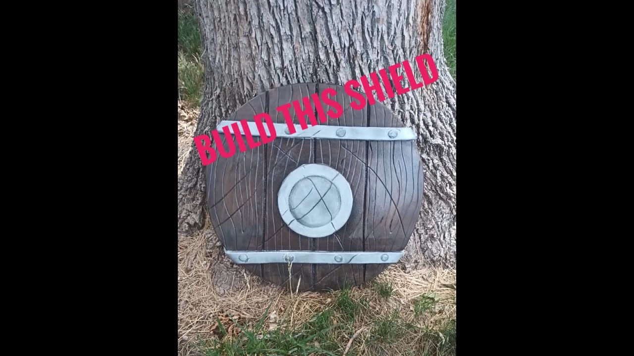 Amtgard shield build tutorial larp shield build