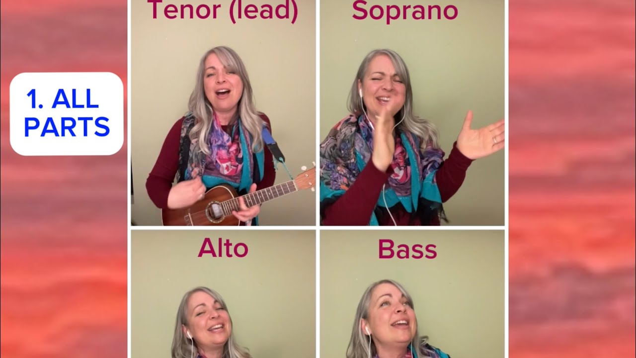Happy by Pharrell Williams - learn to sing in harmony tutorial