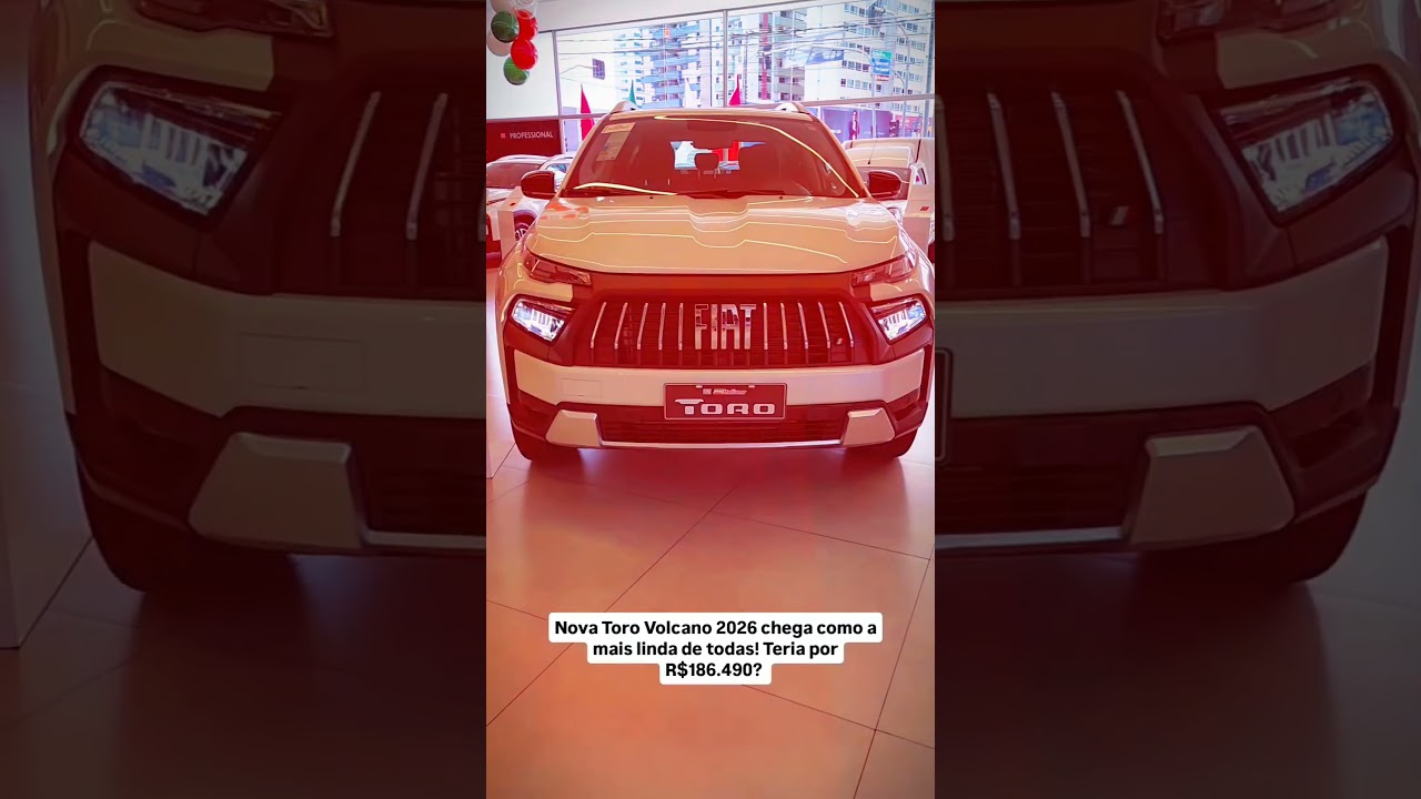 Nova Fiat Toro Volcano 2026!