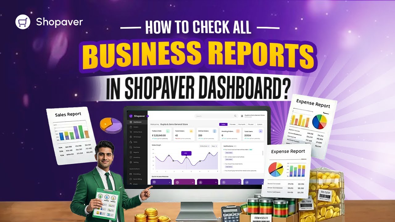 How to Check All Reports in Shopaver Dashboard | Sales, Inventory & Business Reports