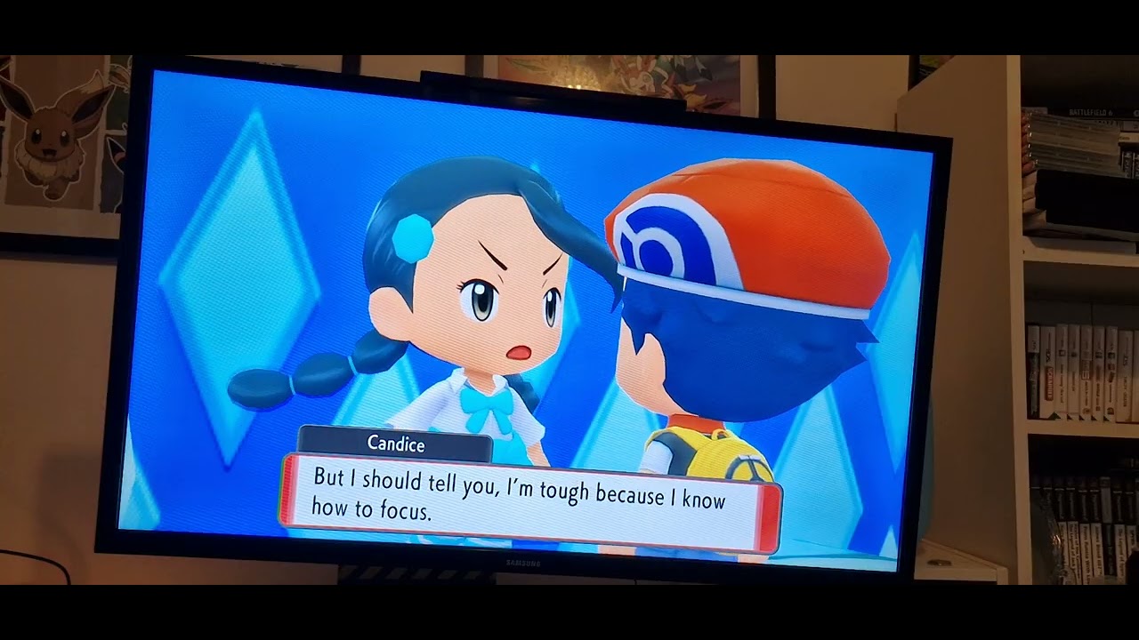 Let's play pokemon brilliant diamond gym leader candice 