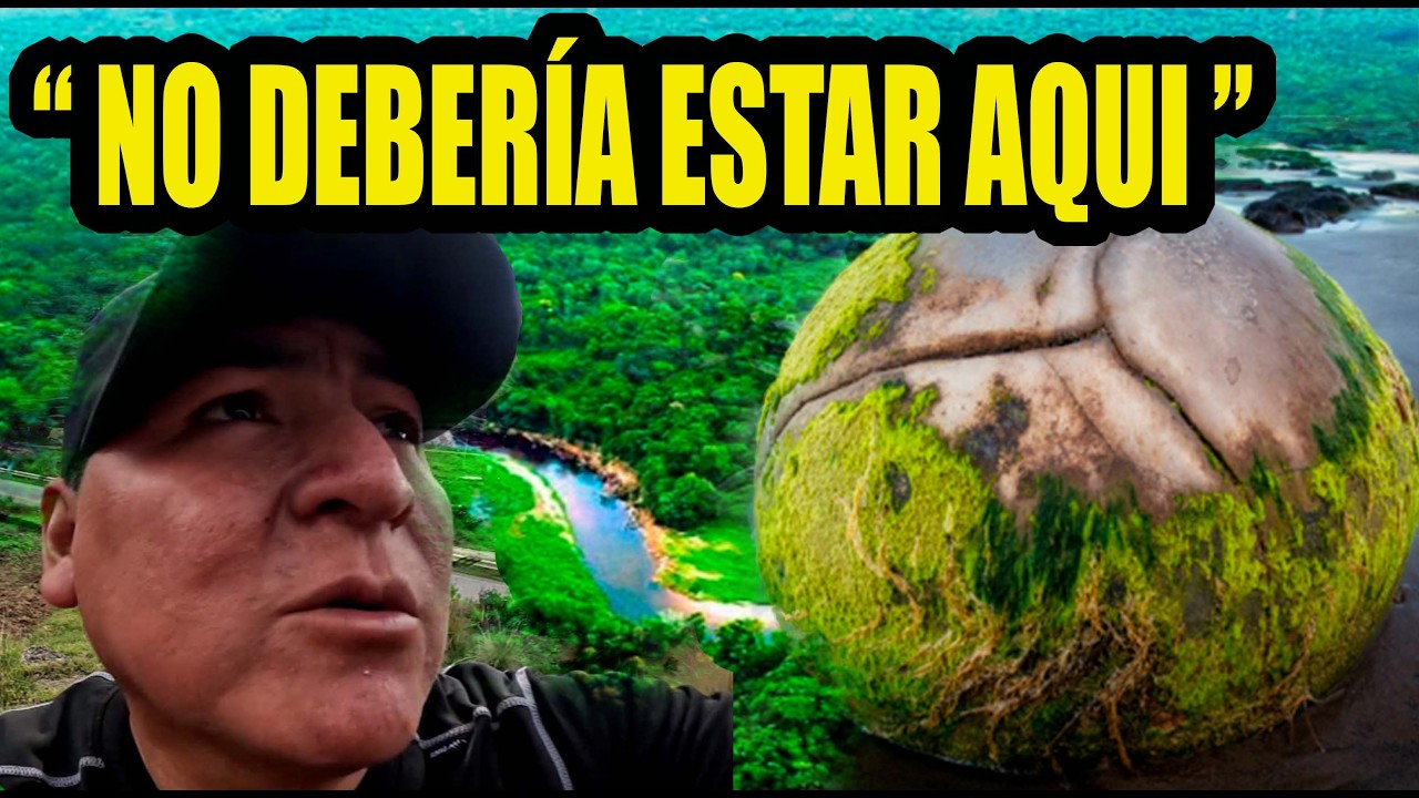 “Explorando la selva y encontramos una ENORME roca megalítica 😳 ¿Quién la puso ahí?”