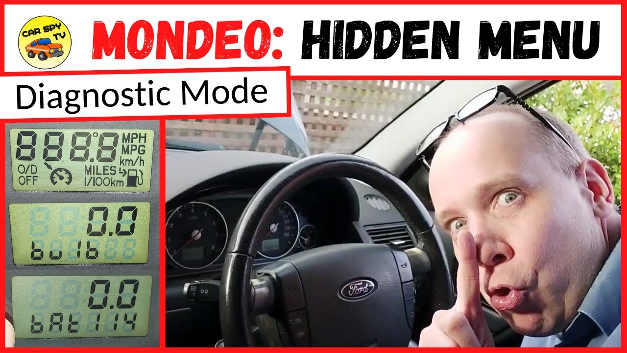 Ford Mondeo Mk3: Hidden Menu Explained (Self Diagnostic Mode)