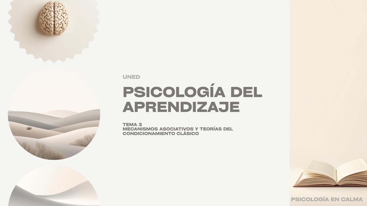 Psicología del Aprendizaje (Uned). Tema 3 Completo | Repaso Examen