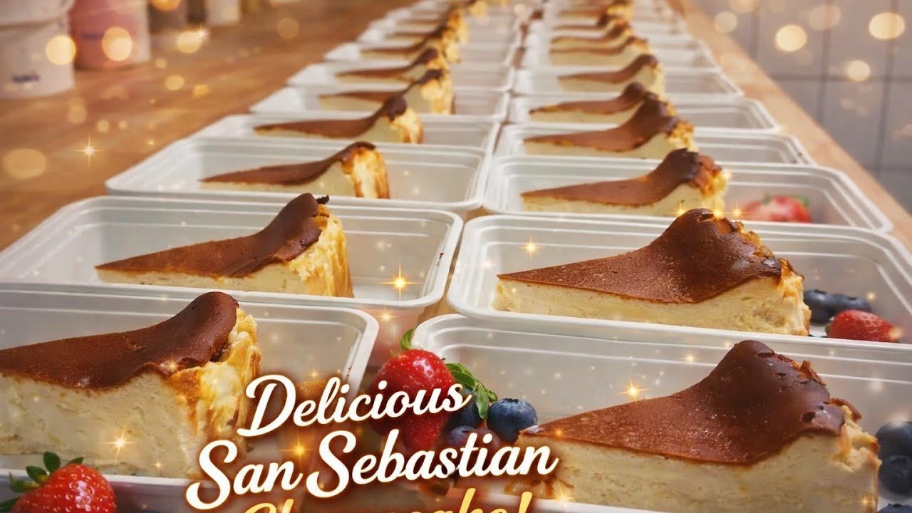 🤩🤩SAN SEBASTİAN CHEESCAKE NASIL YAPILIR😋😋