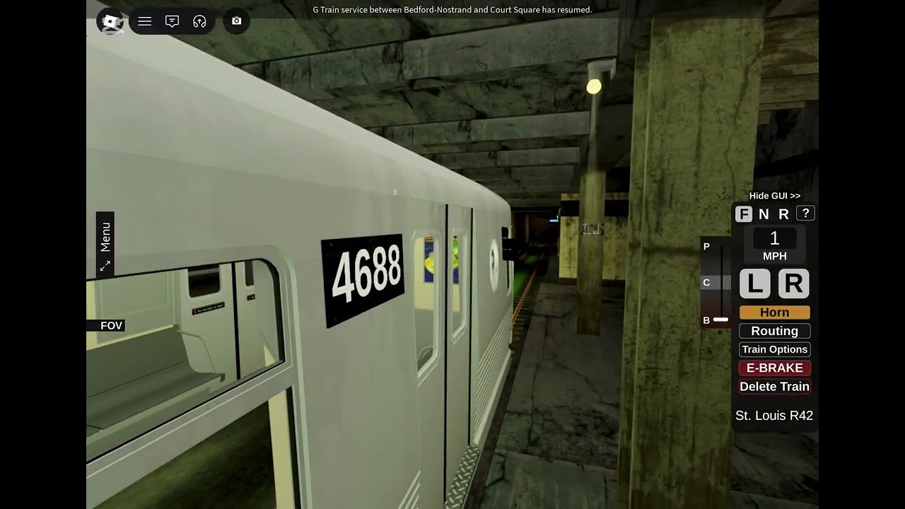 Driving an r42 garbage train to Bergen st abandoned station and secret track