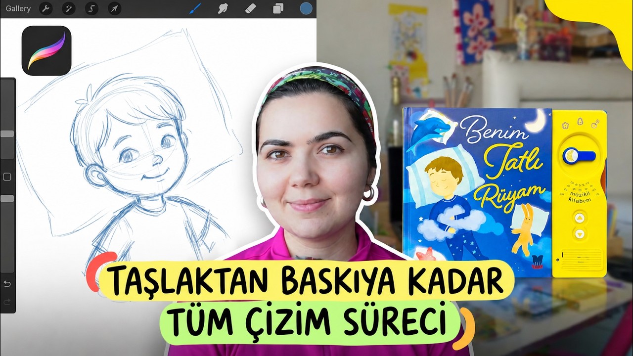 Taslaktan Baskıya Çizdiğim Bir Çocuk Kitabı #nasıl çizilir?