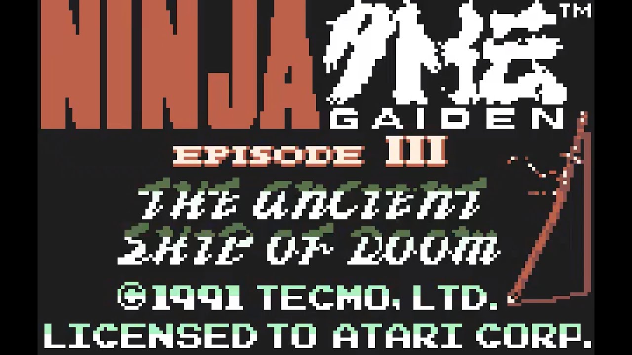 Atari Lynx Longplay [015] Ninja Gaiden III: The Ancient Ship of Doom