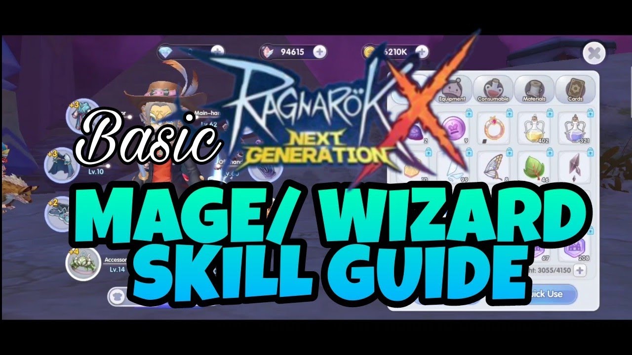Ragnarok X / Mage/Wizard Skill Guide for beginners/ Tagalog