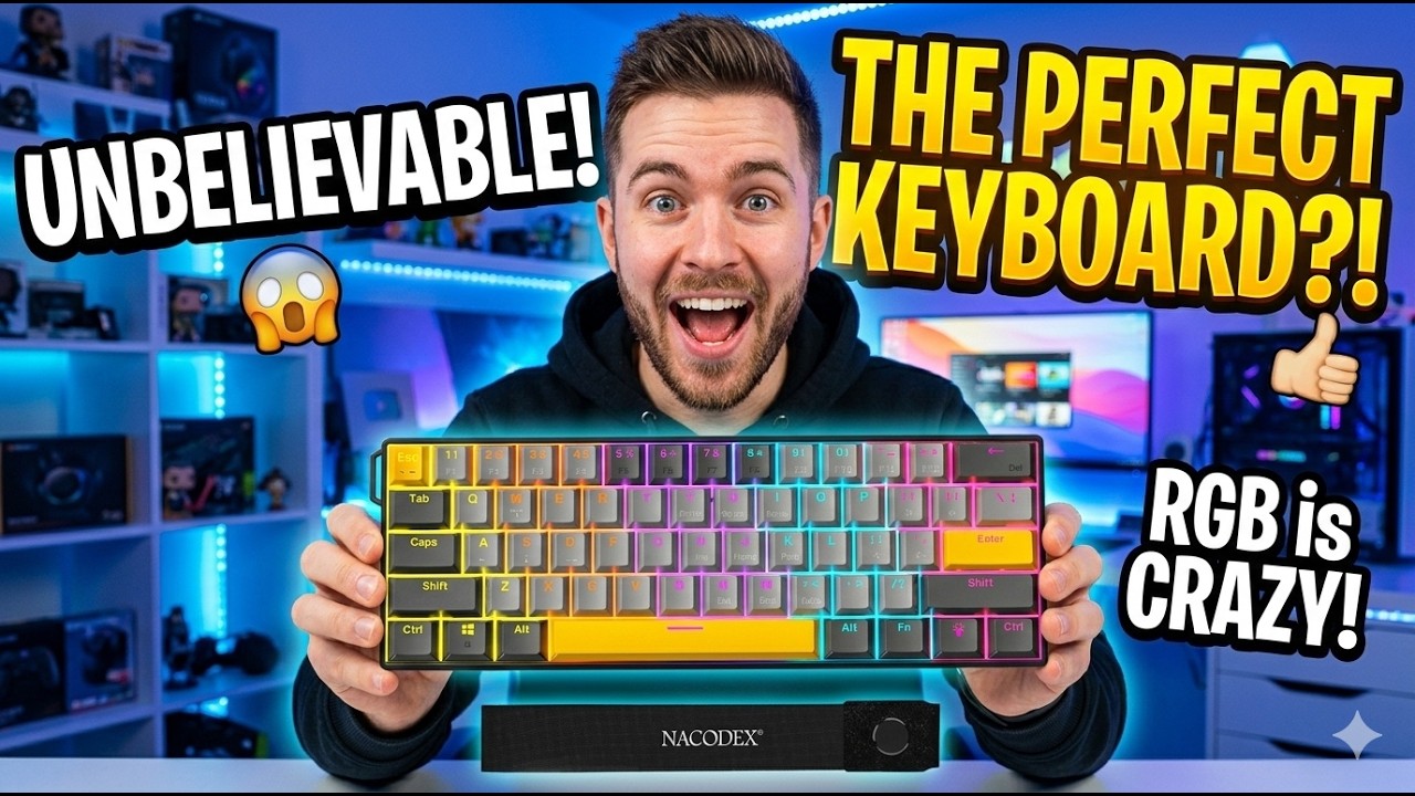 Ajazz X Nacodex NK61 - 60% Gaming Keyboard Unboxing