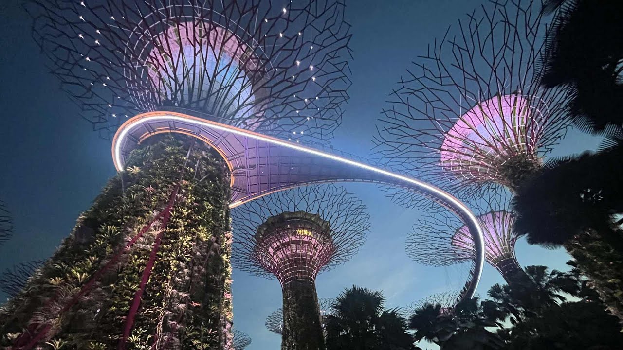 Super Tree Show At OCBC Skyway [4K] - September 2025