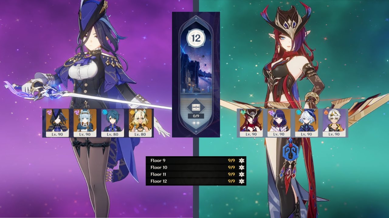5.8 Spiral Abyss Floor 12 Full Stars | Genshin Impact