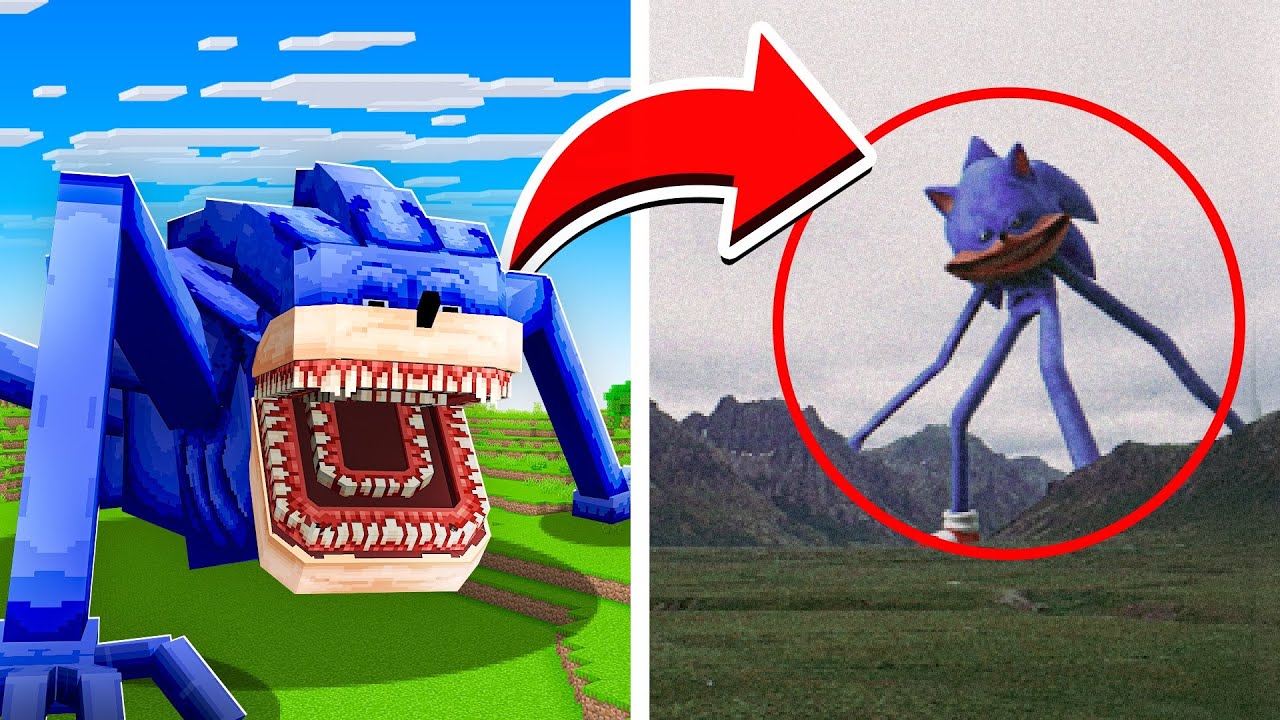 SHIN SONIC DO Minecraft CAPTURADO NA VIDA REAL