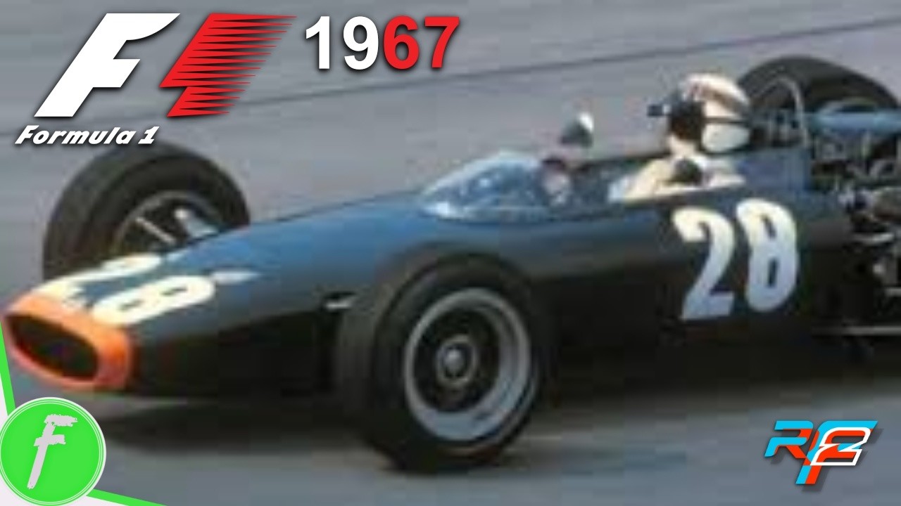 F1 1967 BRM Canada RFactor 2 Геймплей HD (ПК) | БЕЗ КОММЕНТАРИЕВ