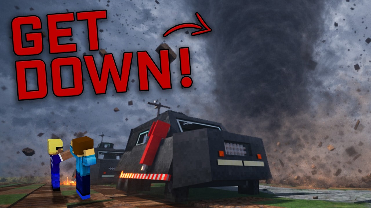 Can this TANK survive a Minecraft TORNADO?