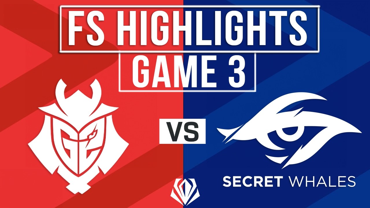 Обзор матча G2 против TSW, 3-я игра | 2026 First Stand | G2 Esports против Team Secret Whales