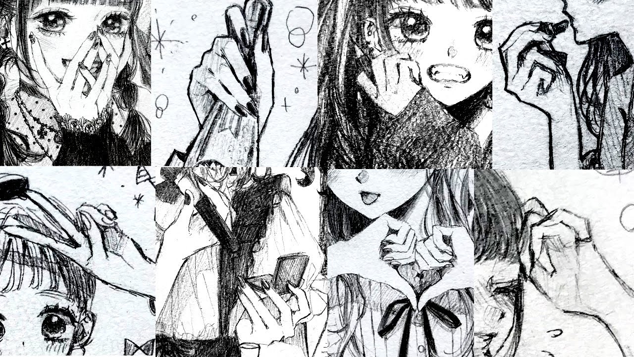 手の描き方講座🙌How to draw hands【手の練習用フリー素材つき】