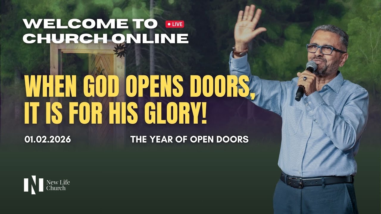 WHEN GOD OPENS DOORS, IT IS FOR HIS GLORY! | Sunday Service LIVE | 1 February 2026