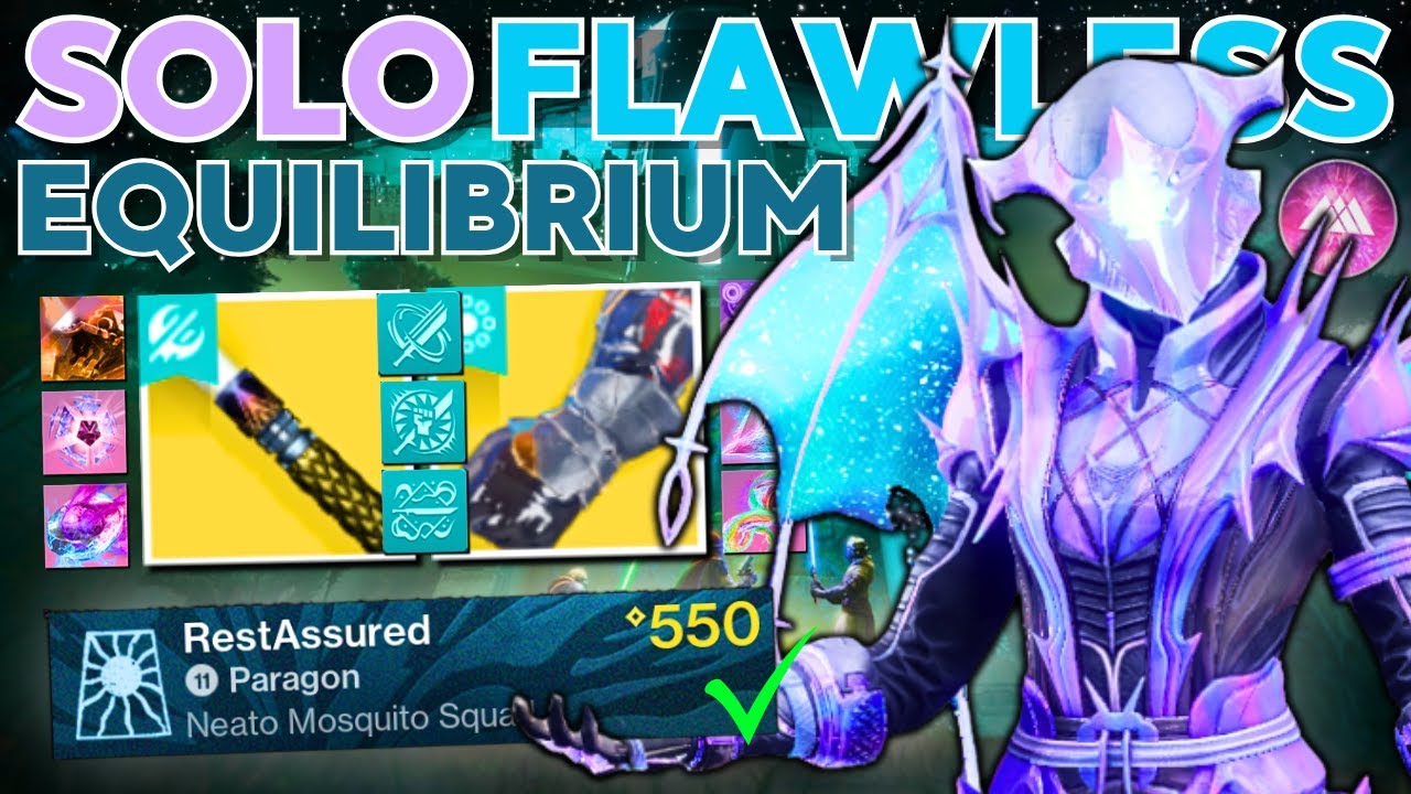 An EASY Solo Flawless Equilibrium Build With No Loadout Swaps! (Commentary) | Destiny 2 Renegades