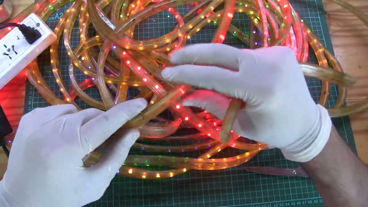 Desagradable manguera led de colores. Perooo...