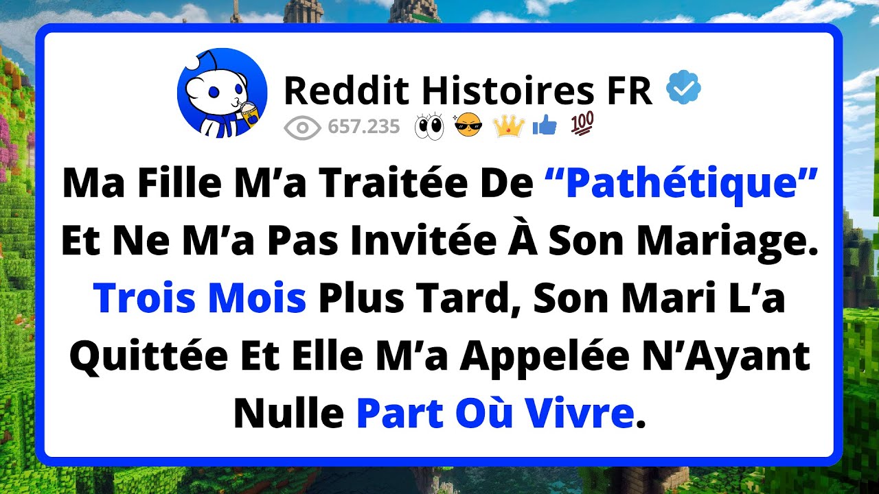 Ma Fille M’a Traitée De “Pathétique” Et Ne M’a Pas Invitée À Son Mariage...