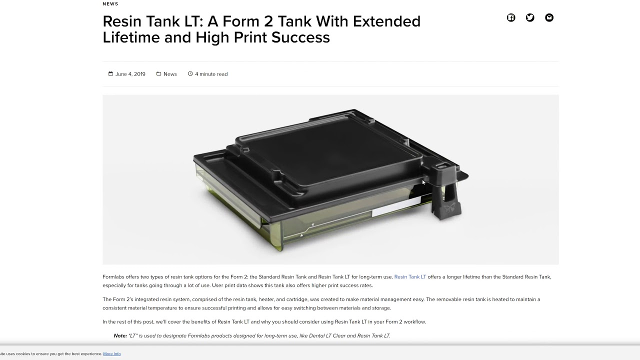 FormLabs Resin Tank vs Resin Tank LT More Failures!