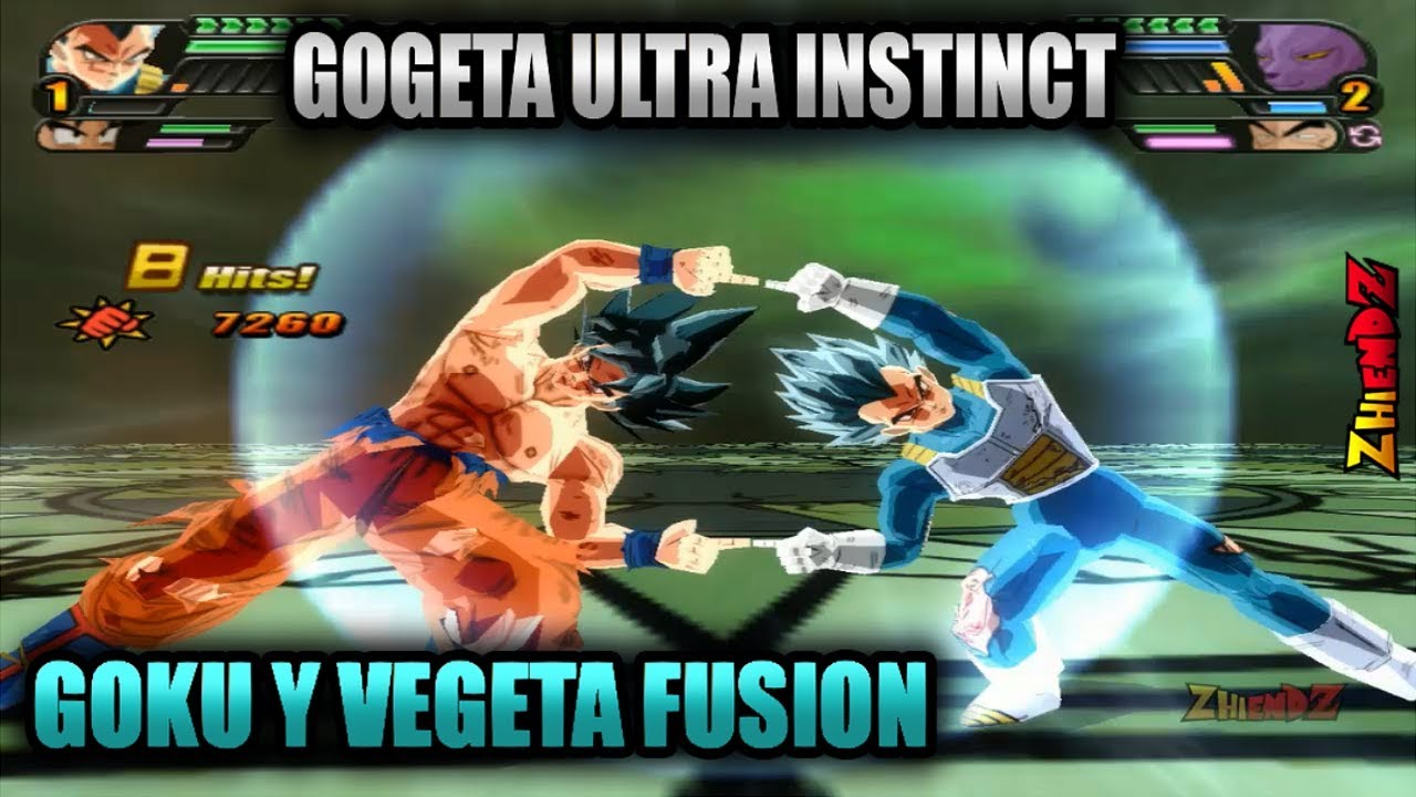 Goku and Vegeta Fusion | Gogeta Ultra Instintc | DBZ Budokai Tenkaichi 3 ZhiendZ