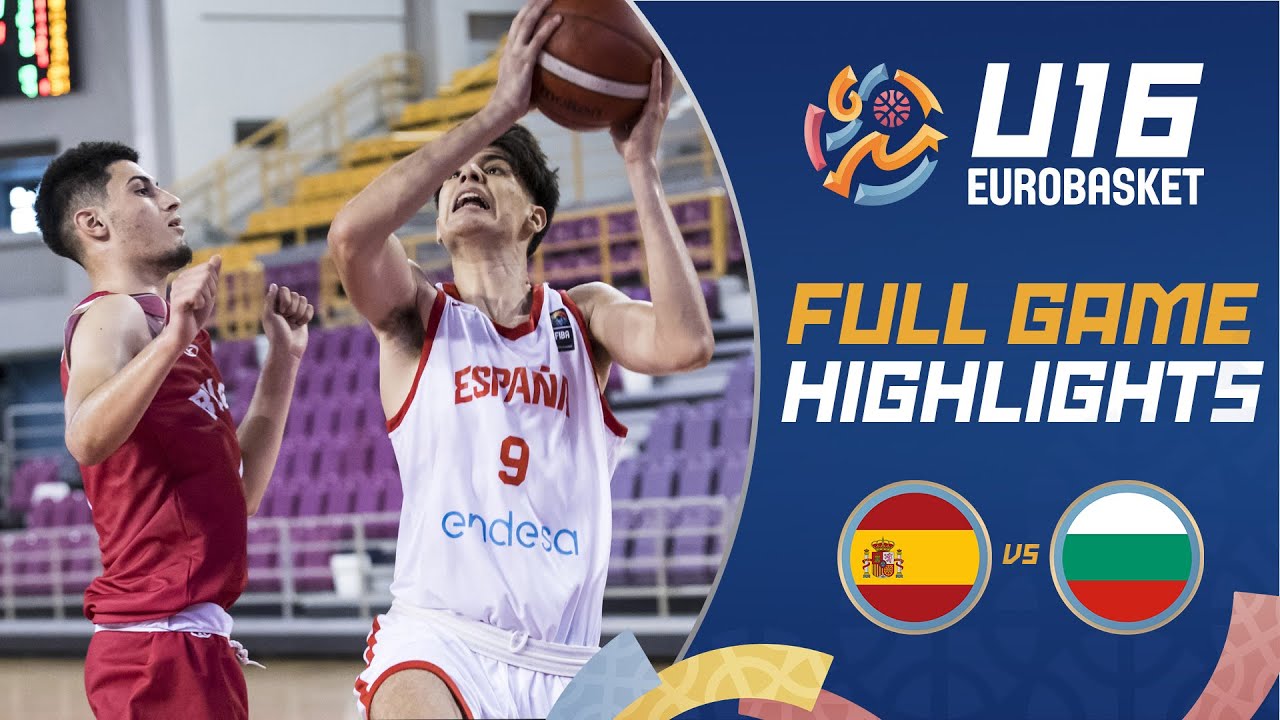 Spain 🇪🇸 vs Bulgaria 🇧🇬 | Highlights | FIBA U16 EuroBasket 2024