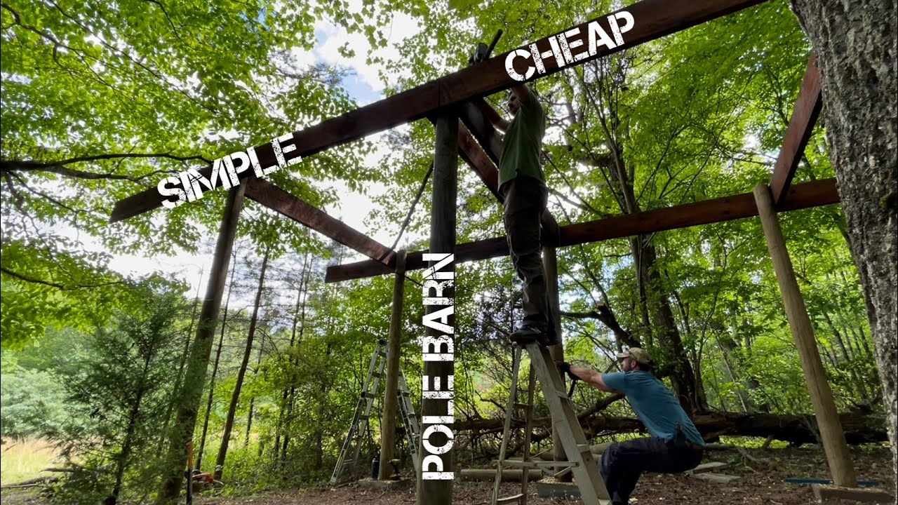 Simple and Cheap Pole Barn Build!