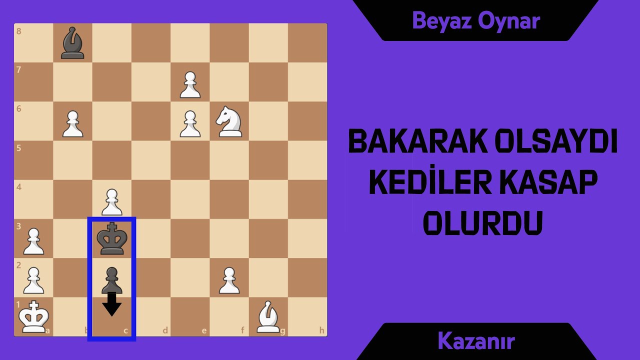 Siyah piyonu nasıl durduracaksın ?