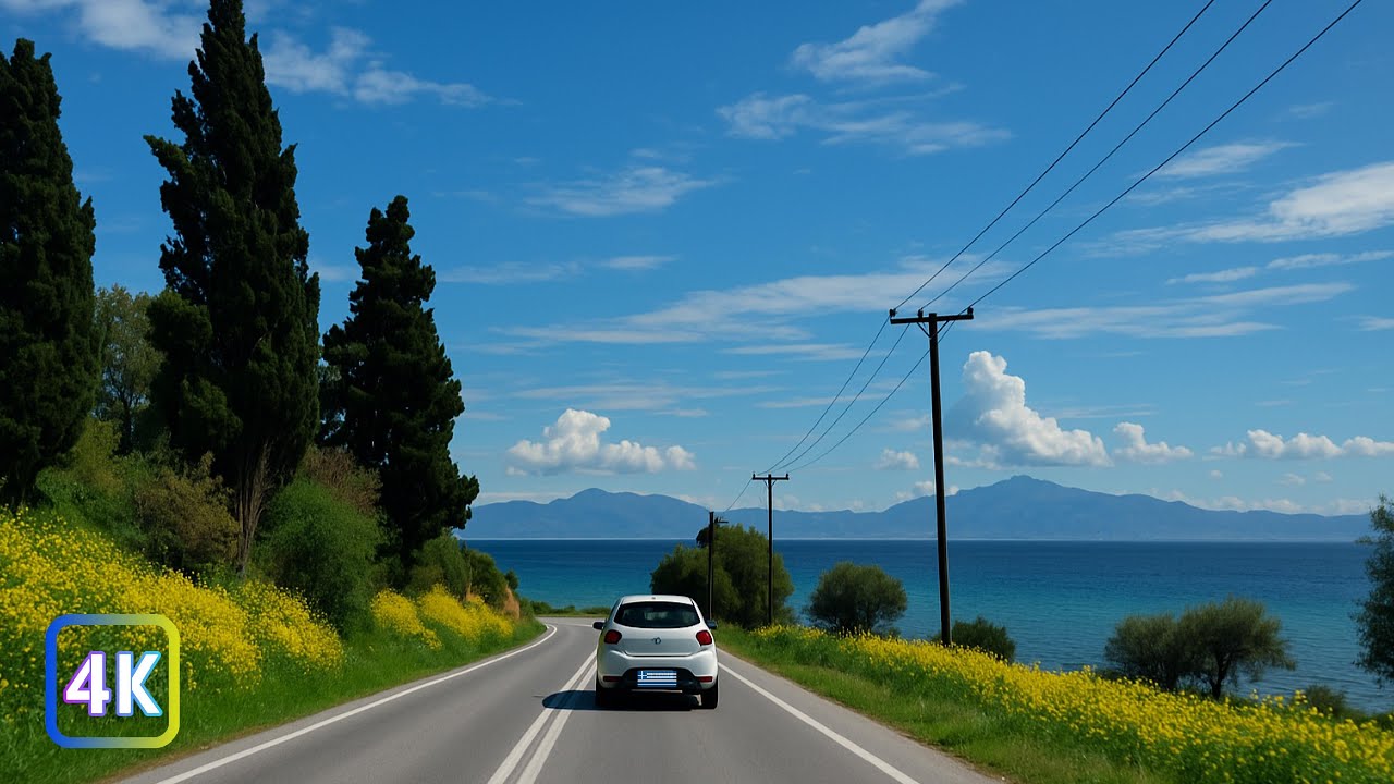 🇬🇷 Spring Drive in Greece | Spectacular Road Trip from Thessaloniki to Pefkochori