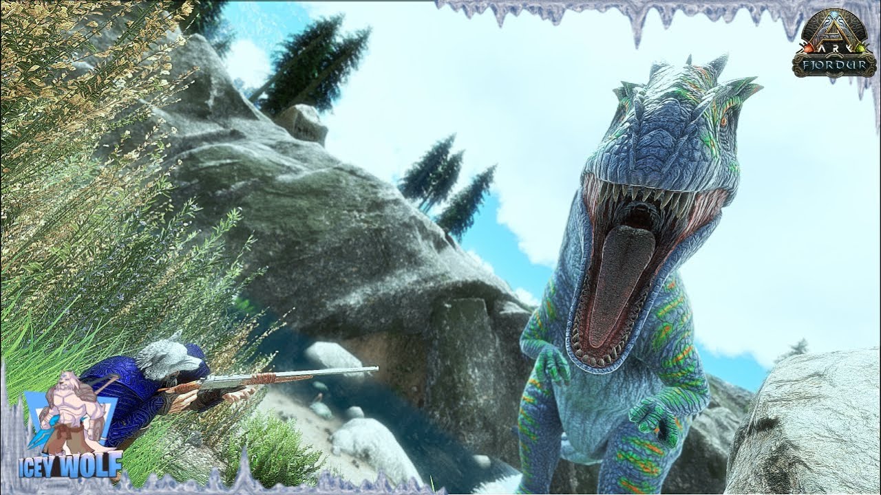 Defending my Base from an R-Giga...(Ark Fjordur Ep13)