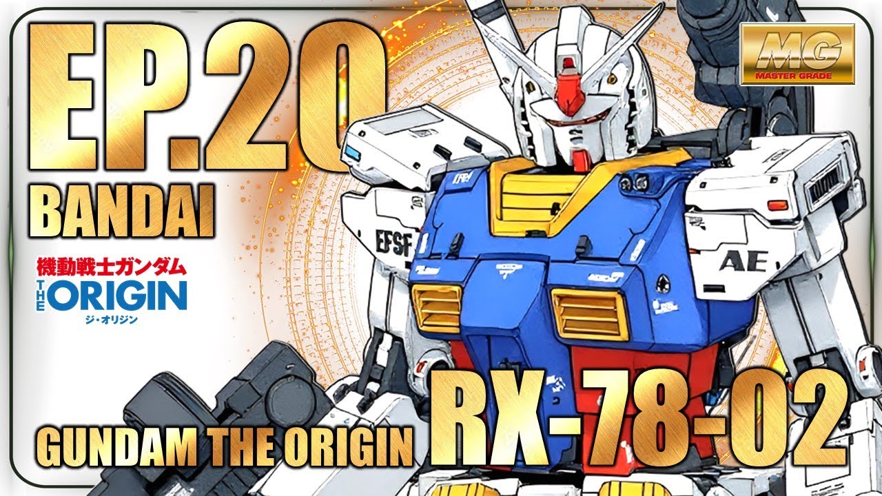 งานอาร์ตชิ้นที่ 20 MG Gundam The Origin RX-78-02