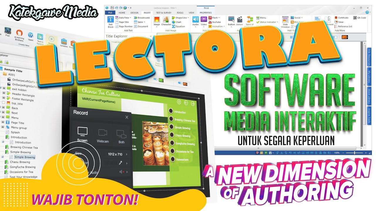 TUTORIAL AND REVIEW LECTORA : BEST SOFTWARE MEDIA PEMBELAJARAN INTERAKTIF || INTERACTIVE LEARNING