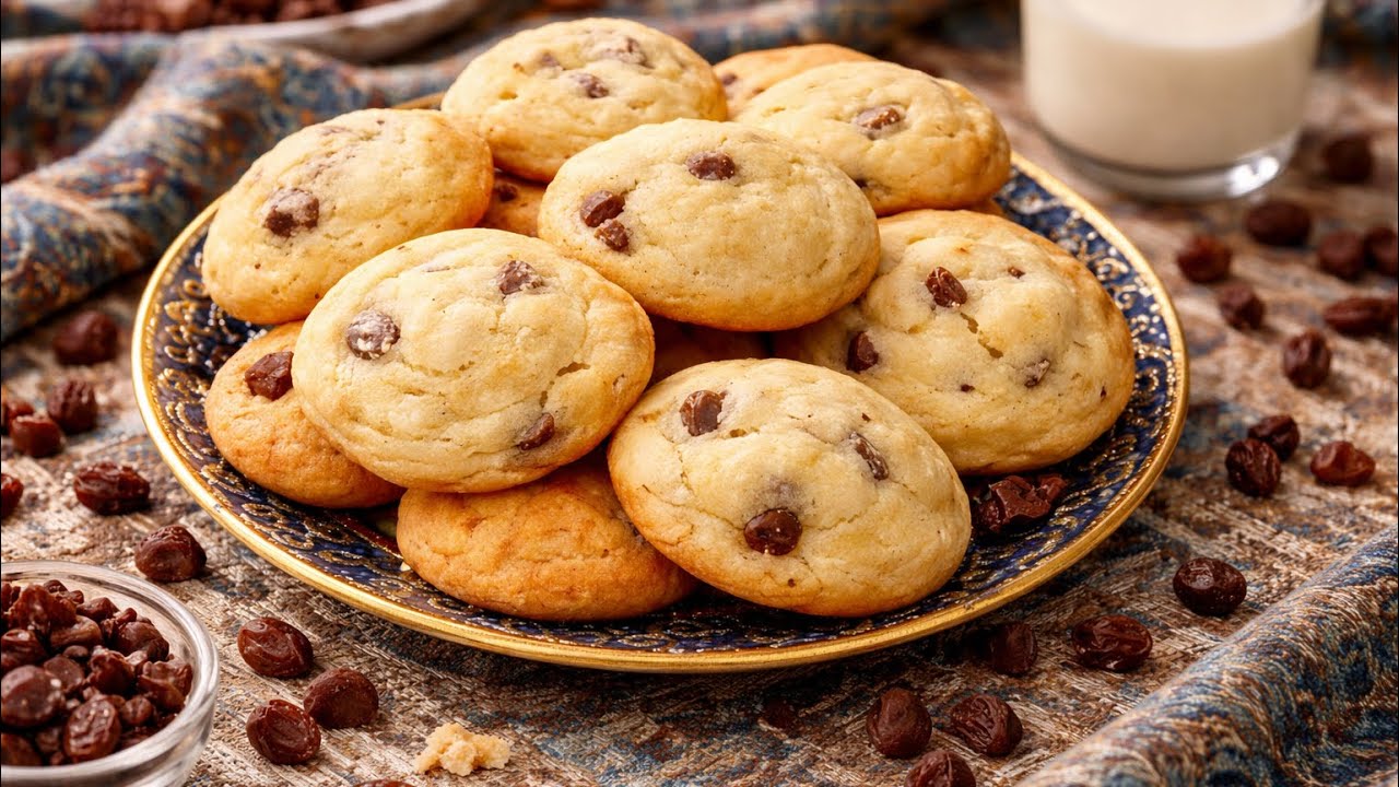 The Softest Iranian Raisin Cookies You’ll Ever Try   شیرینی کشمشی 