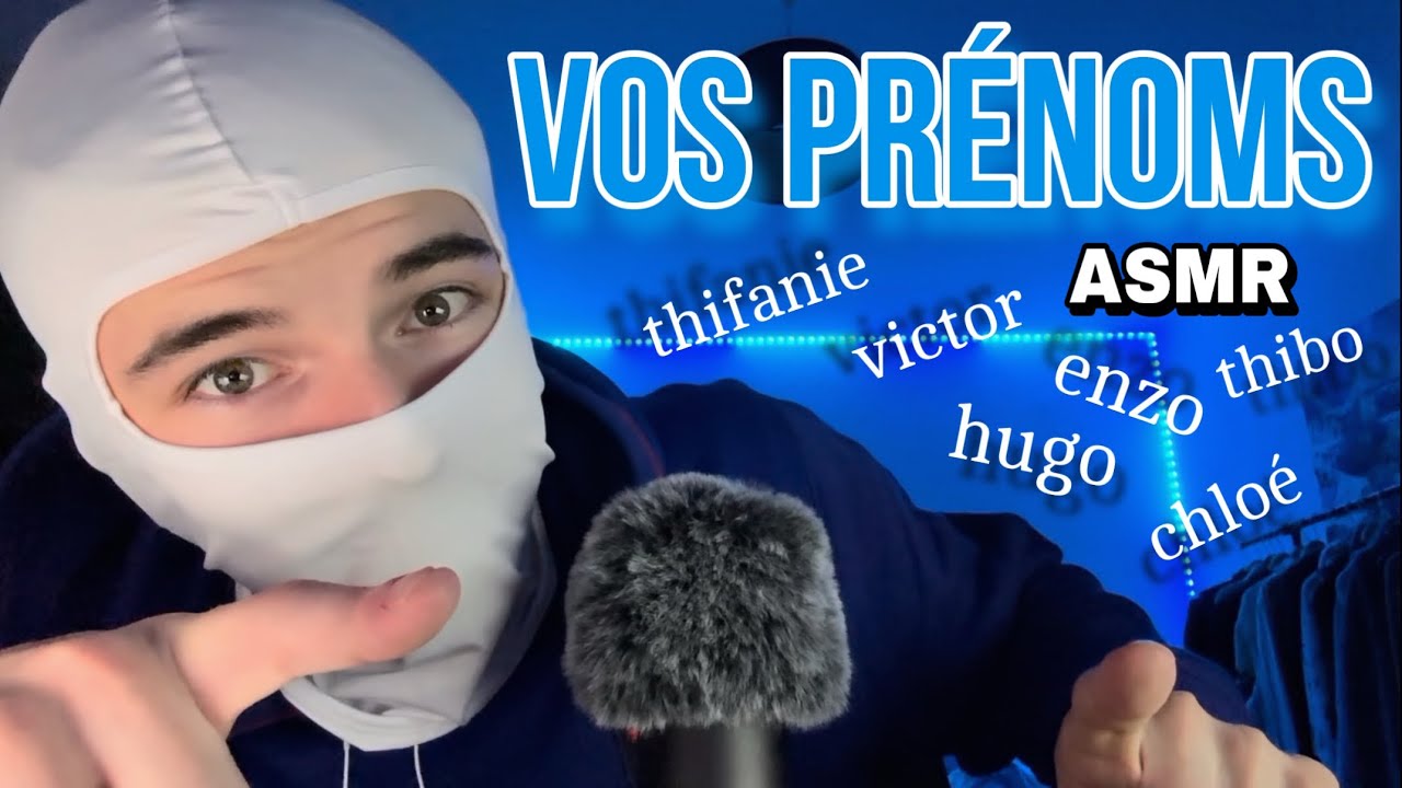 ASMR VOS PRÉNOMS 💤💆🏻‍♂️
