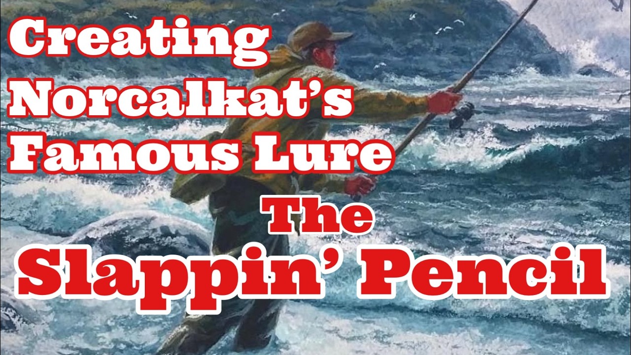 Создание знаменитой деревянной рыболовной приманки NORCALKAT — Slappin' Pencil.