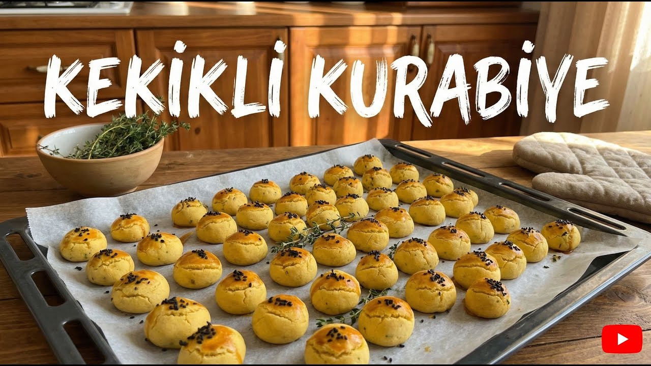 Kekikli Kurabiye Tarifi ✅ Bayatlamayan Kıyır Kıyır Mini Kurabiyeler 🍪🌿