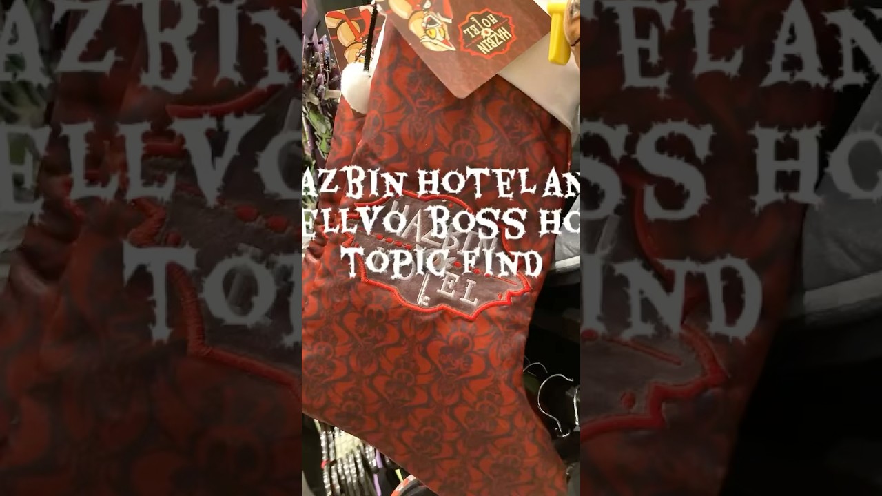 🔥 Hot Topic Shopping Find | Hazbin Hotel & Helluva Boss Merch Haul 😈🖤