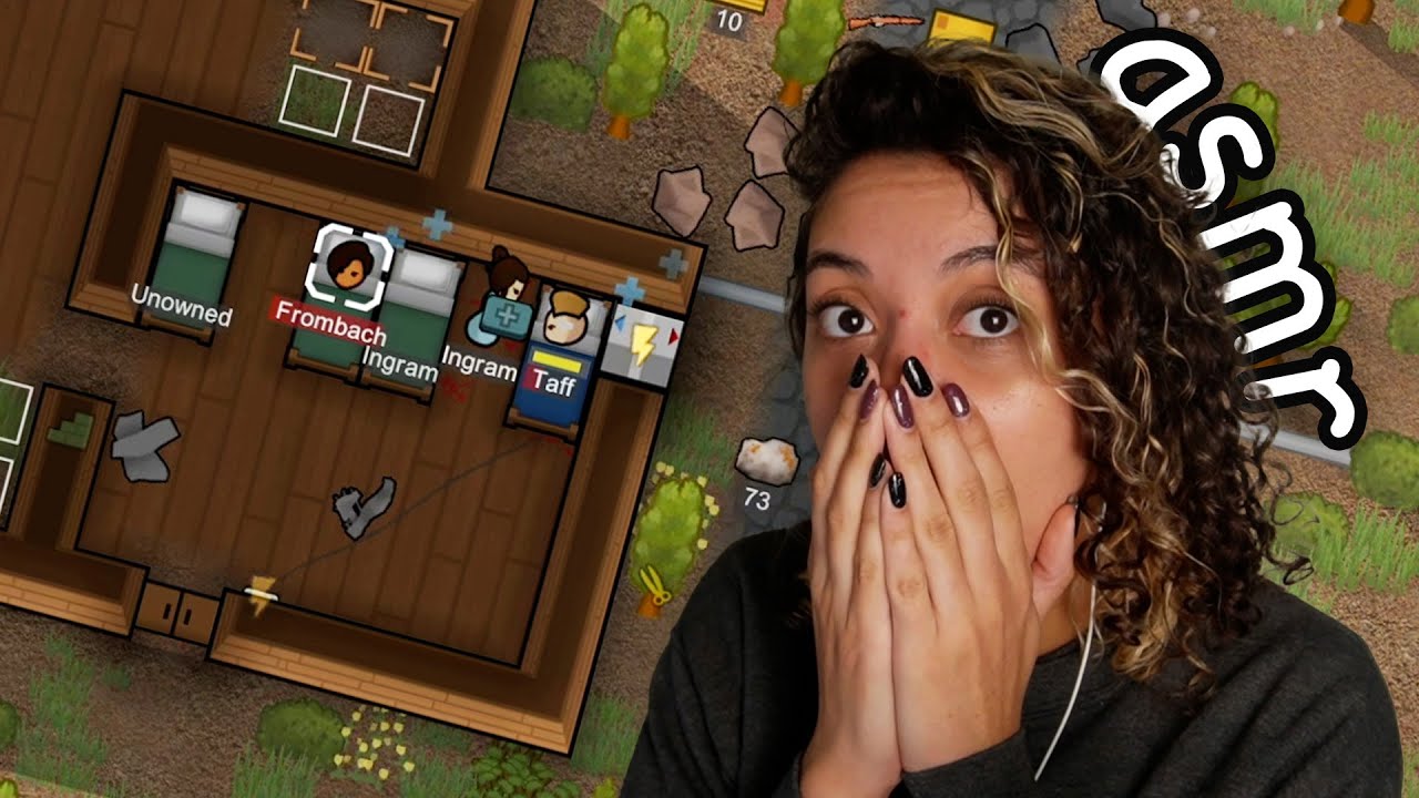 ASMR Rimworld | Surviving A New World (intense whispers, background asmr, game sounds)