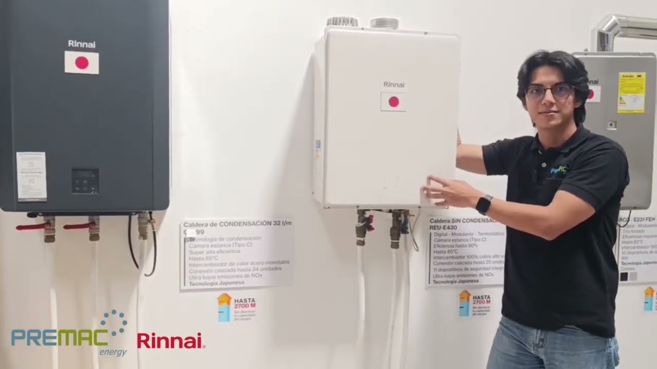 Nuevas calderas Rinnai 2025 | Características y beneficios con Premac