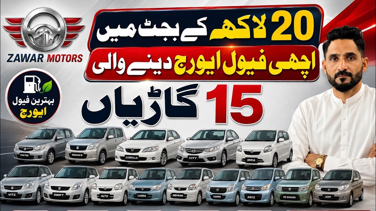 Best Cars Under 20 Lakh in Pakistan 2026 | Under 2 Million Budget Mein Konsi Car Best Hai?